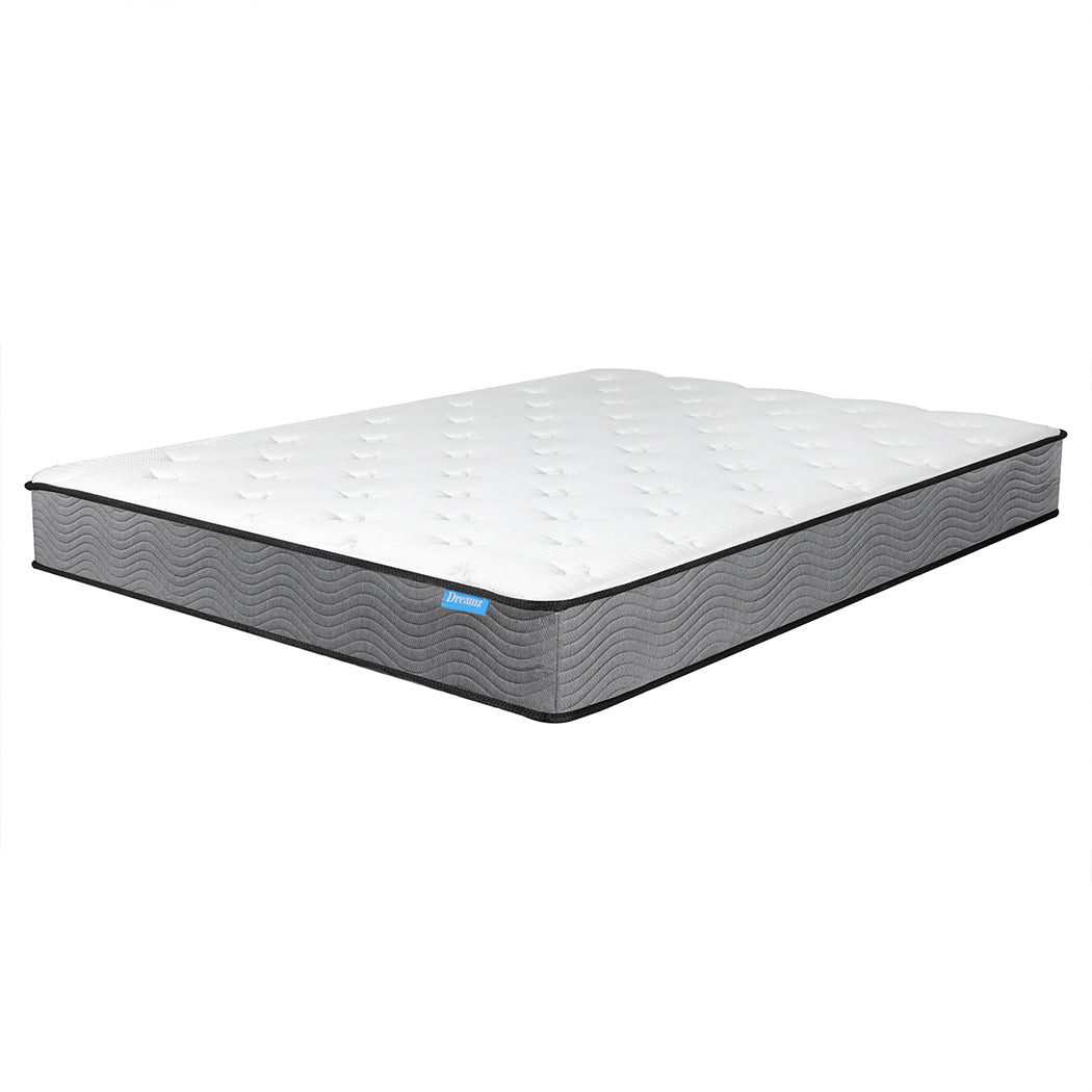 Fina 23cm Spring Mattress Pocket Bed Coil Sleep Foam Extra Firm - King