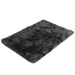 Caden 200x230 Floor Rug Shaggy Soft Large Area Rugs Tie-Dyed - Black