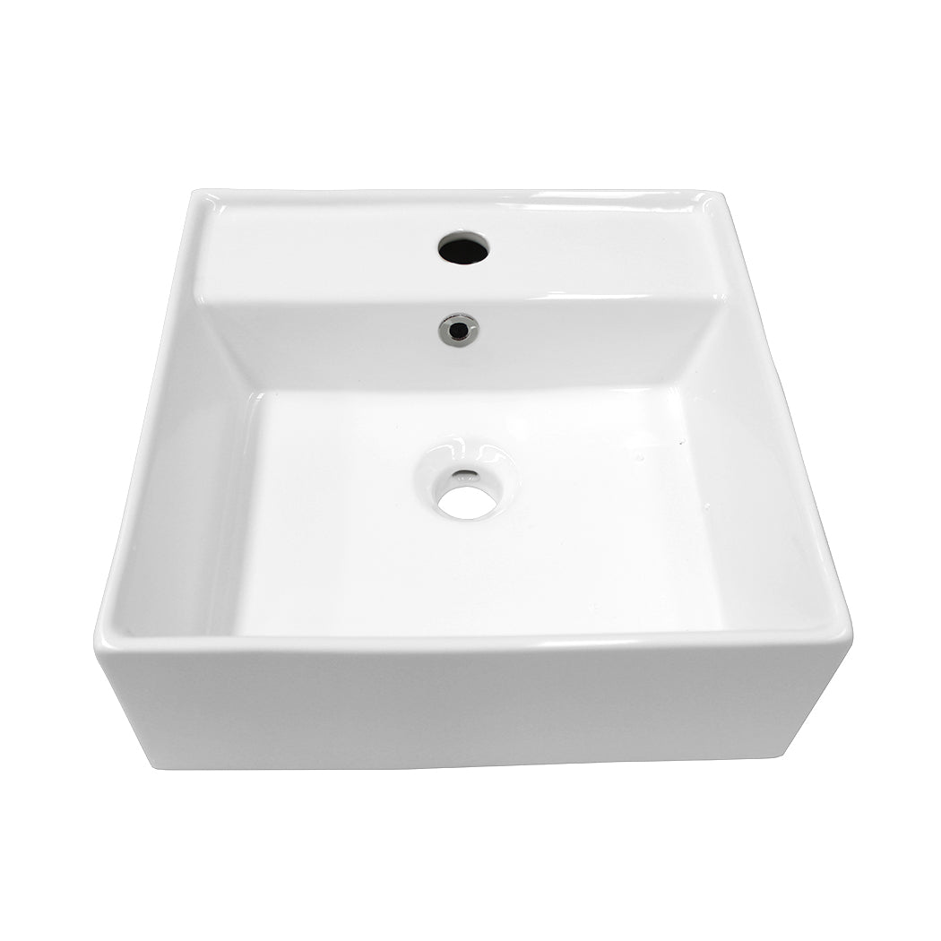 Ceramic Basin Bathroom Wash Counter - Rectangle