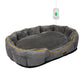 MEDIUM Dog Beds Electric Pet Heater Heated - Grey