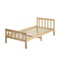 Mia Wooden Bed Frame - Natural Single