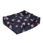 LARGE Dog Beds Calming Pet Washable Bedding - Navy