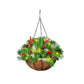 Christmas Hanging Basket Ornaments LED Lights Decor