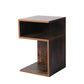 Dawson Wooden High Gloss Bedside Tables Wood Nightstand Storage Cabinet Bedroom - Oak