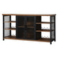 Bar Cabinet Buffet Sideboard - Walnut