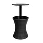 Chantria Cooler Ice Bucket Table Bar Outdoor Setting Furniture Patio Pool Storage Box - Black