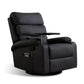 Cyrene Massage Chair Recliner Chair Heated Lounge Armchair 360 Swivel - Black