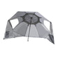 Mountview Beach Umbrella Outdoor Umbrellas Blue 2.13M