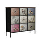 9 Chest of Drawers Storage Cabinet - Brown