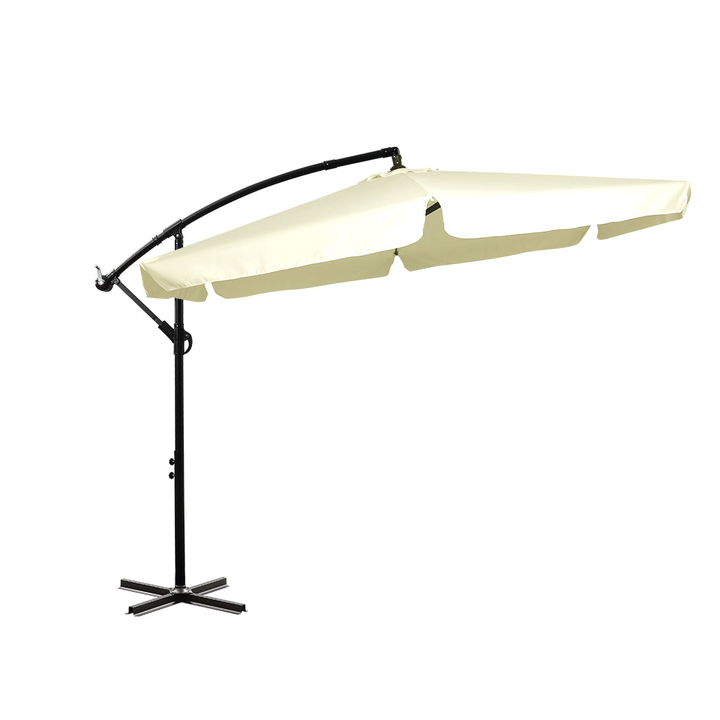 Mountview 3M Outdoor Umbrella Beach Beige Without Base