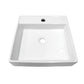 44x44cm Ceramic Basin Bathroom Wash Counter - Square