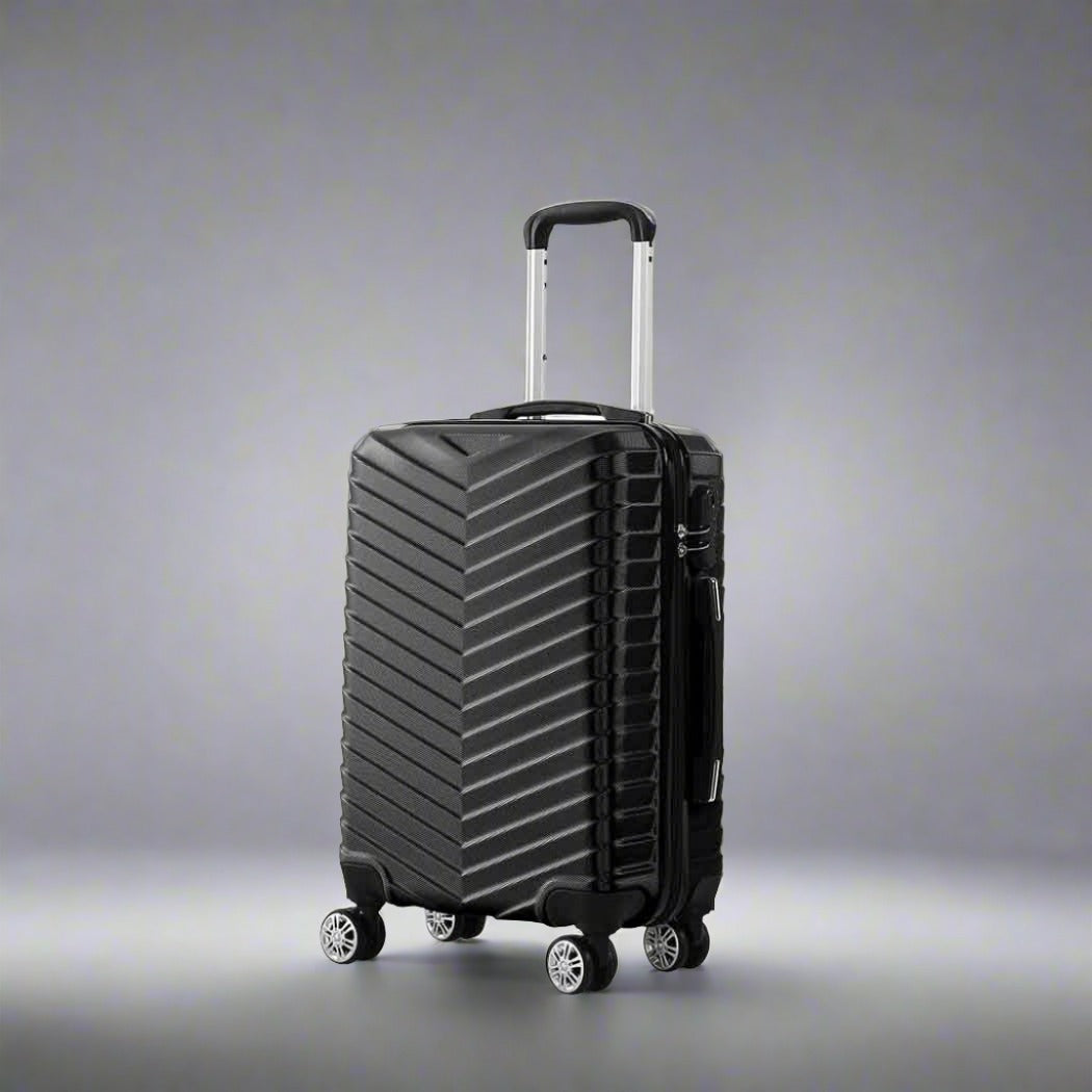 20" Carry On Travel Luggage - Black