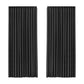 Set of 2 180x250 Blockout Curtains Chenille - Dark Grey