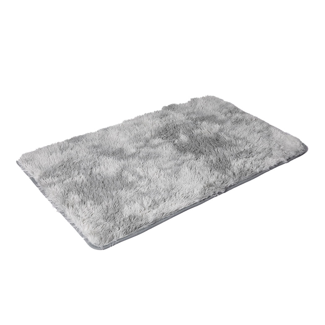 Caden 200x230 Floor Rug Shaggy Soft Large Area Rugs Tie-Dyed - Mystic