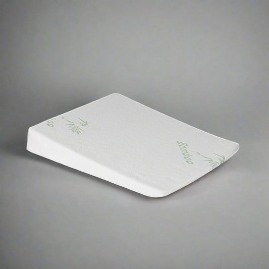 10cm Bedding Wedge Pillow Memory Foam - White