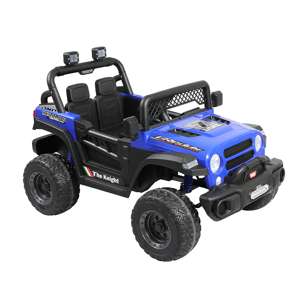 Kids Ride On Car Electric Jeep - Blue