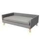 LARGE Dog Beds Pet Sofa Warm Soft Lounge - Grey