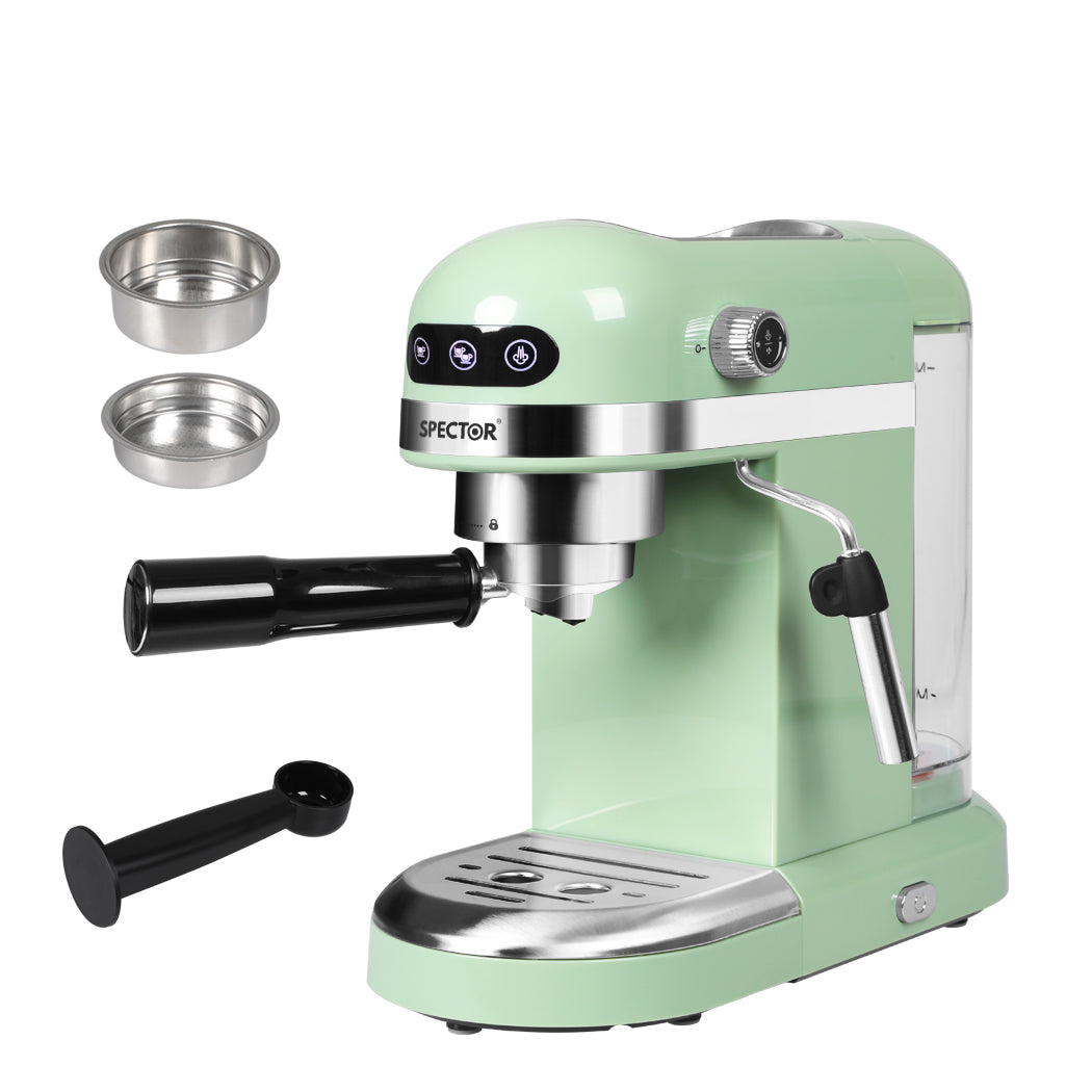 Spector Coffee Maker Machine Espresso Green Mint