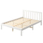 Arianne Wooden Bed Frame Base Full Size Timber White - Queen