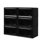 Stacked Shoe Box Acrylic Sneaker Display 6PC Black