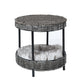 SMALL Cat Beds Rattan Pet Elevated Raised - Brown