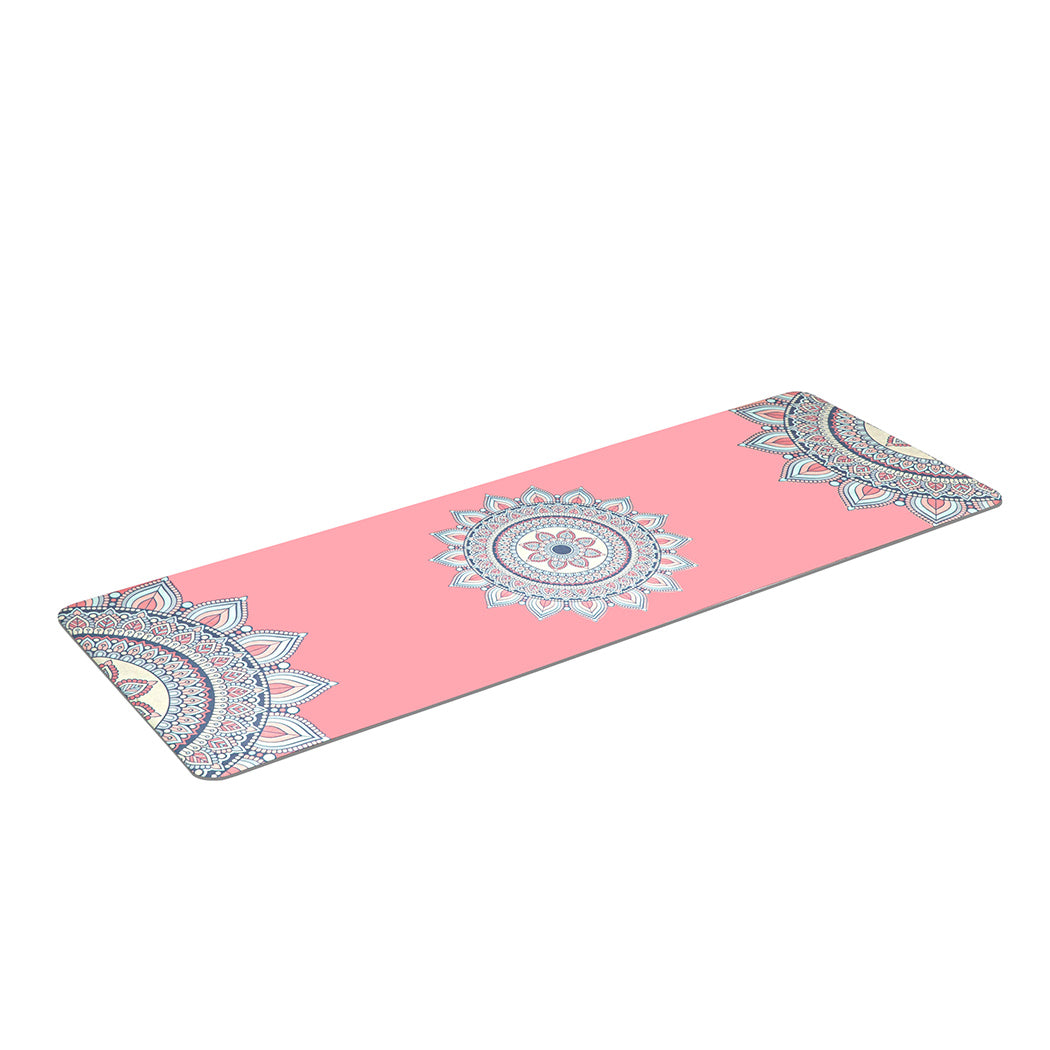 Centra Yoga Mat Foldable Non-Slip Exercise Pink