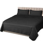 Queen Dreamz Bedspread Coverlet Set Quilted Dark Grey