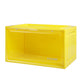 Stacked Sneaker Display Case Clear Shoe Yellow