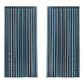 Set of 2 240x250 Blockout Curtains Chenille - Blue