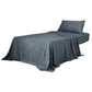 Single Dreamz 3pcs Single Size 100% Bamboo Bed Sheet Set Charcoal