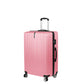 24" Luggage Suitcase Code Lock Hard Shell Travel Carry Bag Trolley - Rose Gold