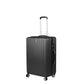 20" Luggage Suitcase Code Lock Hard Shell Travel Carry Bag Trolley - Black