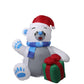 Polar Bear Christmas Inflatable Xmas Decorations - 1.2M