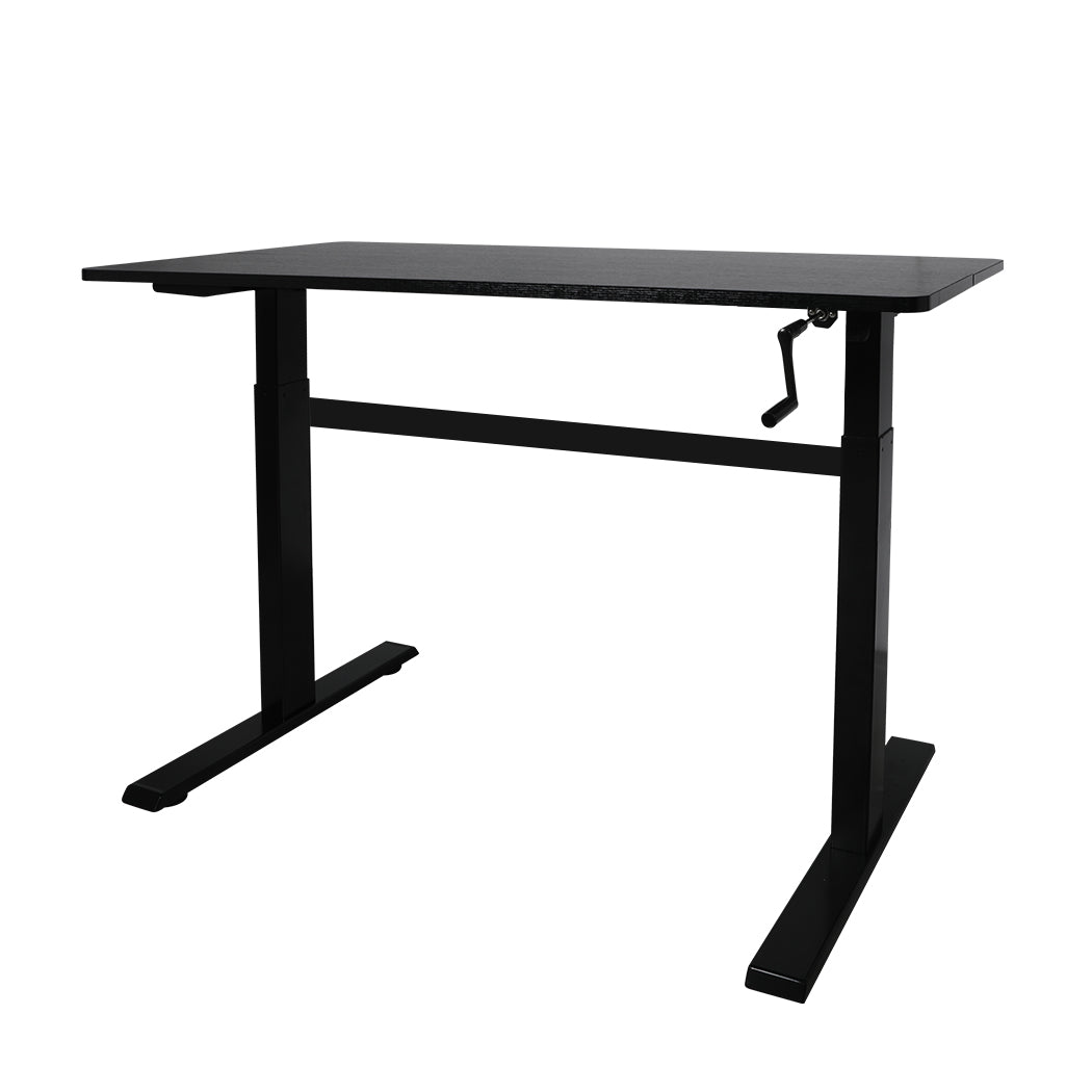 Height Adjustable Desk Office Furniture Manual Sit Stand Table Riser Home Study