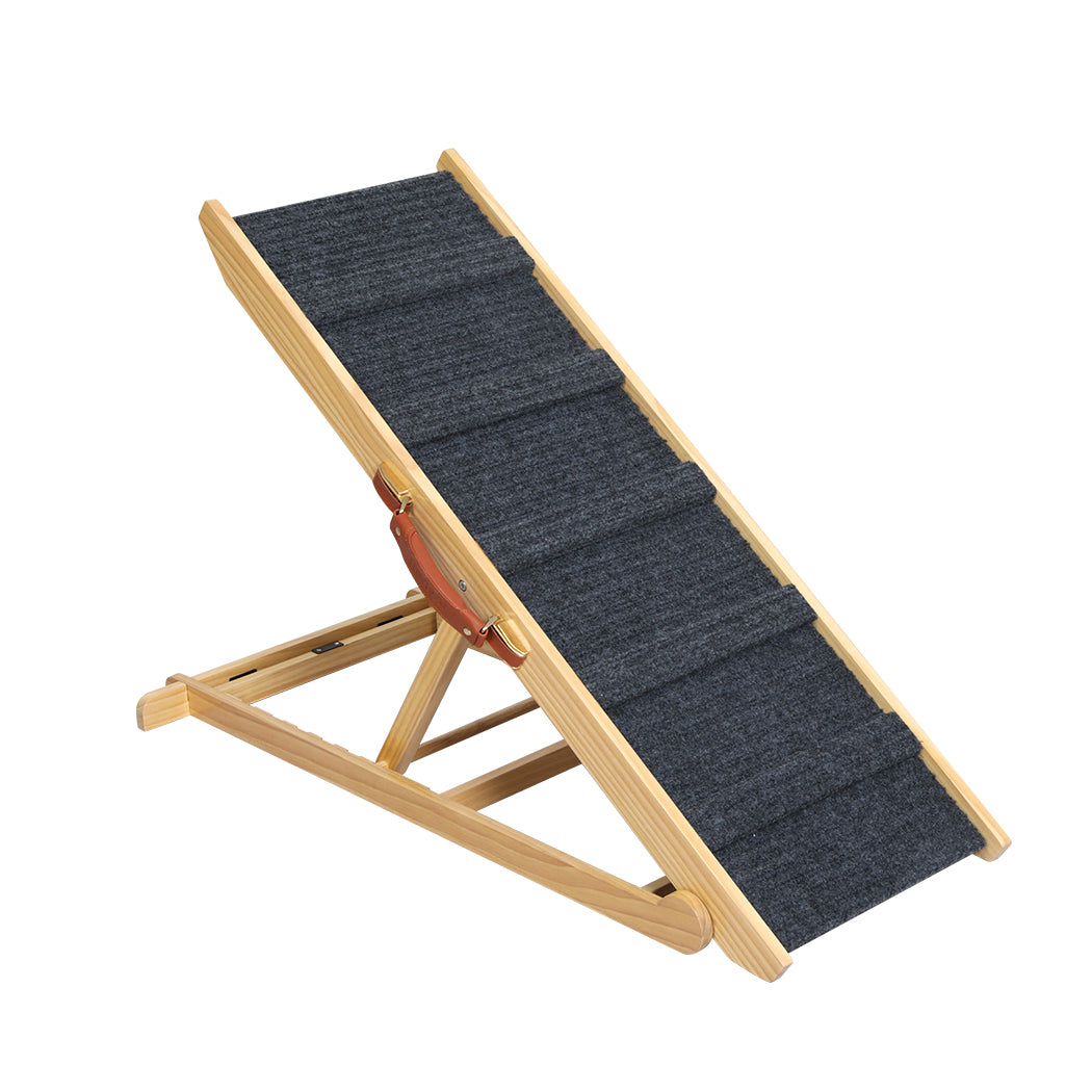 PaWz 5 Wood Adjustable Height Pet Ramp