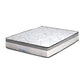 Cosseted Bed & Mattress Package with 25cm Mattress - Black & Wood Double