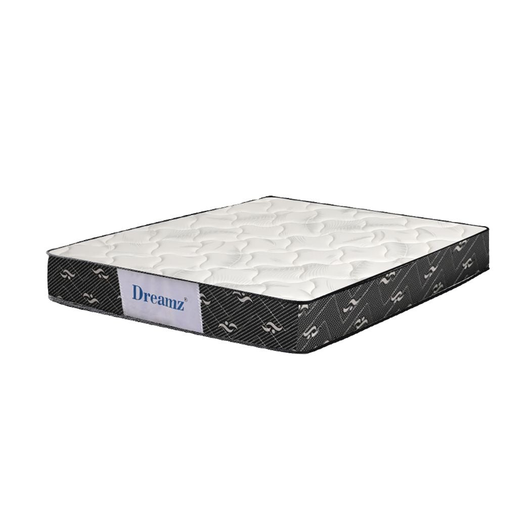 Cosseted Bed & Mattress Package with 16cm Mattress - Black & Wood Double