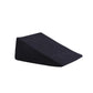 Set of 2 25cm and 30cm Cool Gel Memory Foam Bed Wedge Pillow - Black