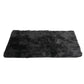 Caden 200x230 Floor Rug Shaggy Soft Large Area Rugs Tie-Dyed - Black