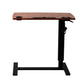 Levede Mobile Standing Desk Foldable Brown Fold