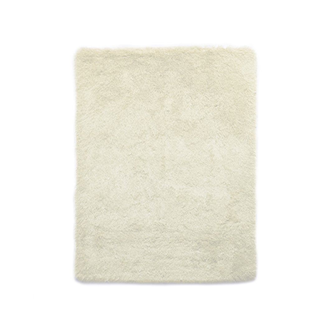 Amira 200x230 Designer Soft Shaggy Floor Confetti Rug - Cream