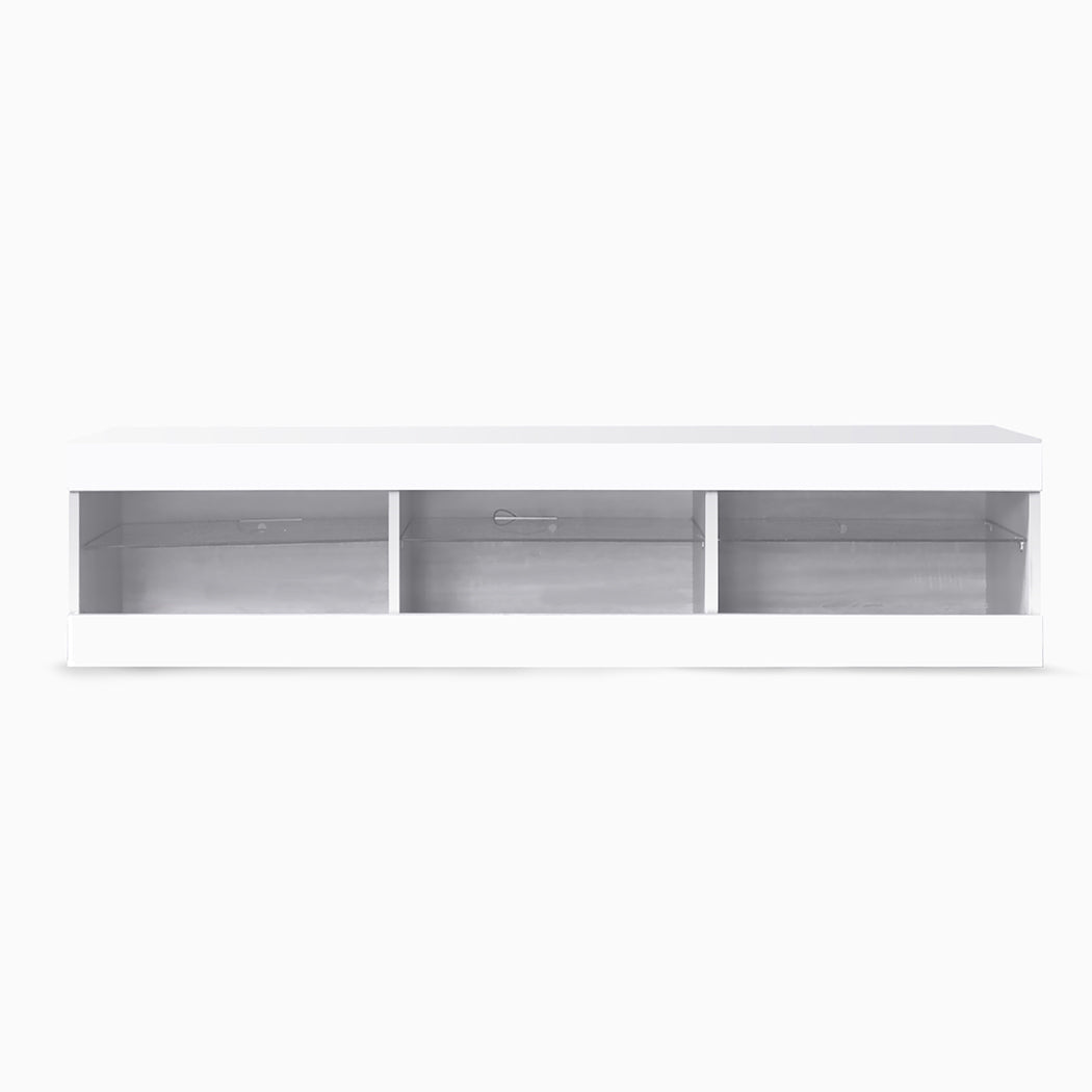 Leif 150cm TV Cabinet Led Entertainment Unit Storage Stand Cabinets Modern - White