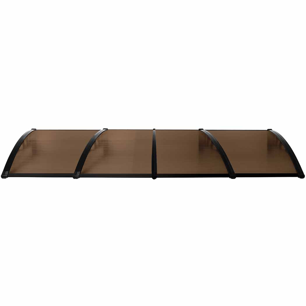 Mountview Window Door Awning Outdoor 1M x 4M Brown 1x4M