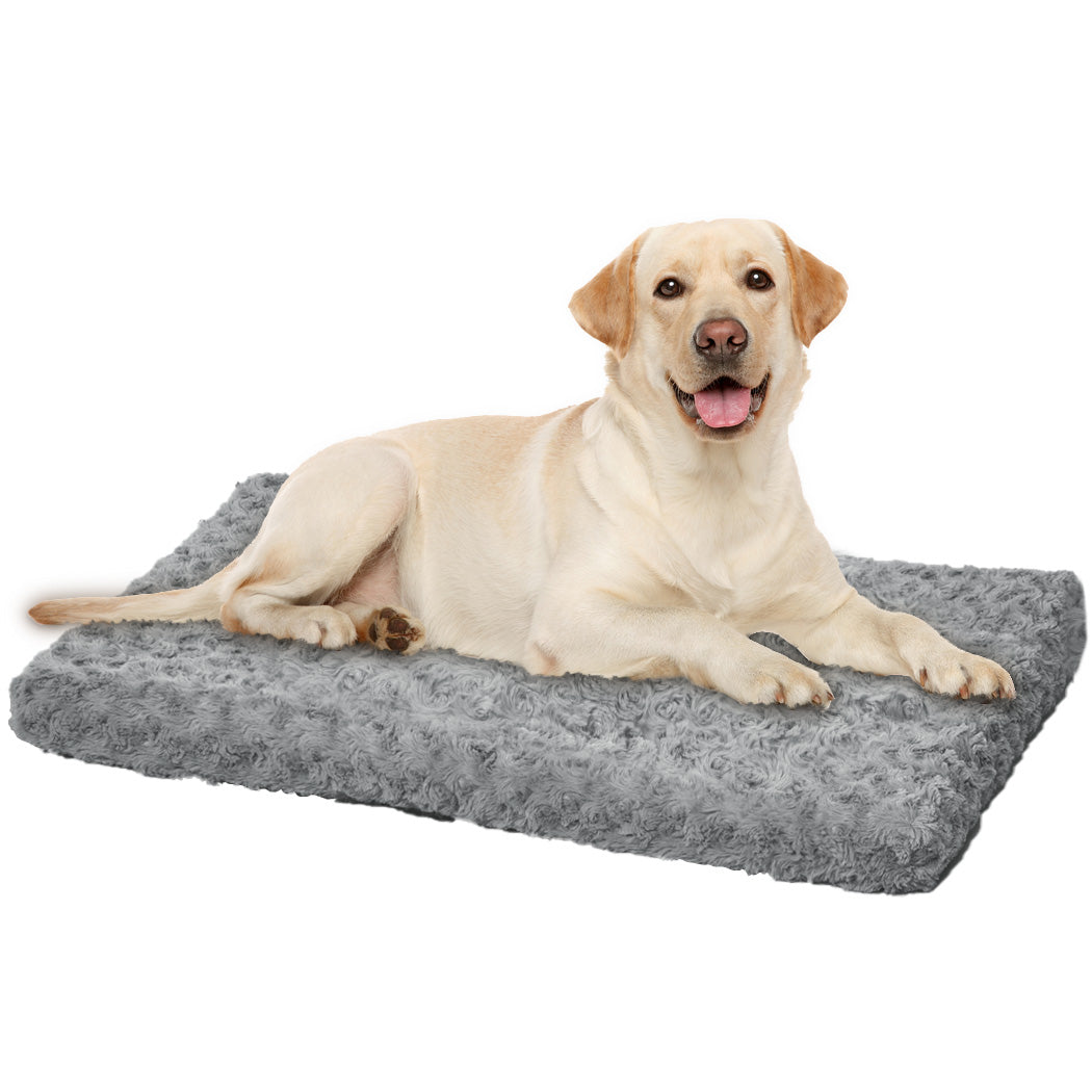 Pumi Dog Beds Pet Bedding Mattress Soft Pad Cushion Bed - Grey LARGE