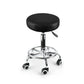 Set of 2 Swivel Salon Barstool Hairdressing Stool Barber Chair Equipment Beauty Black