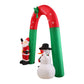 Best Buds 2.4M Christmas Inflatable Santa Snowman with LED Light Xmas Decoration Outdoor