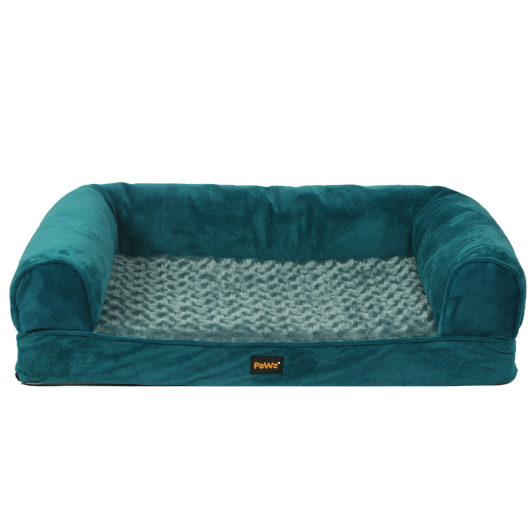 LARGE Dog Beds Pet Sofa Bedding Soft Warm - Blue