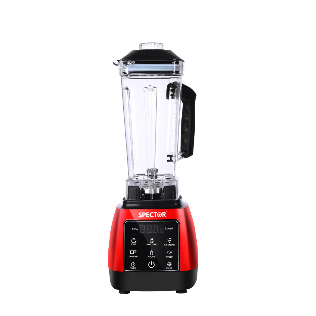 Spector 2L Commercial Blender Mixer Red