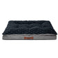 Beagle Dog Beds Calming Warm Soft Plush Comfy Sleeping Memory Foam Mattress - Dark Grey XLARGE