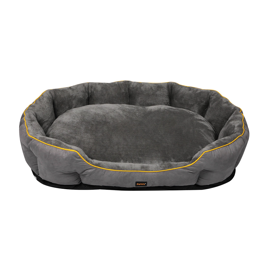 LARGE Dog Beds Electric Pet Heater Heated - Grey